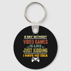 Llavero Un día sin videojuegos es como 1