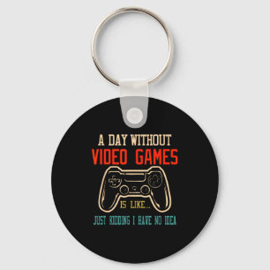 Llavero Un Día Sin Videojuegos Es Como, Gif de Jugador Div