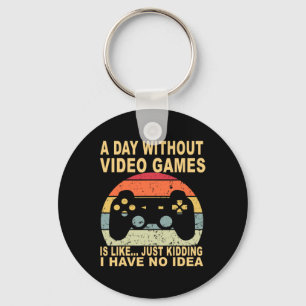 Llavero Un día sin videojuegos es jugador