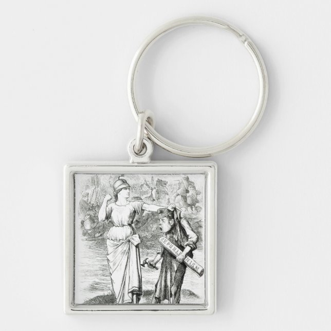 Llavero Un dibujo animado francés de Lesson', de "Punch (Frente)