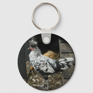 Llavero un diseño maravilloso de un pájaro exótico herm
