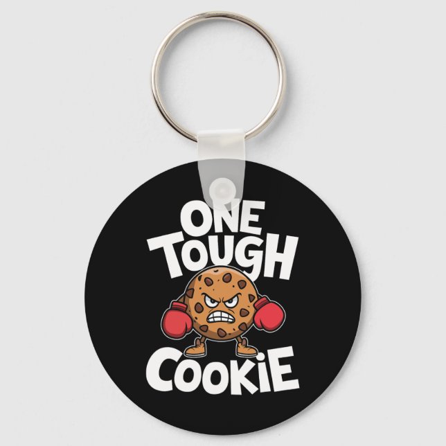 Llavero Un duro Boxeador Cookie Boxeo Gracioso Cookie Love (Anverso)