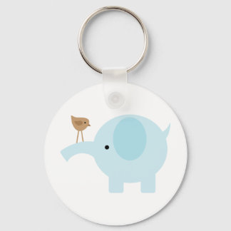 Llavero un elefante azul
