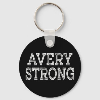 Llavero Un equipo Avery fuerte reunión familiar apellido e