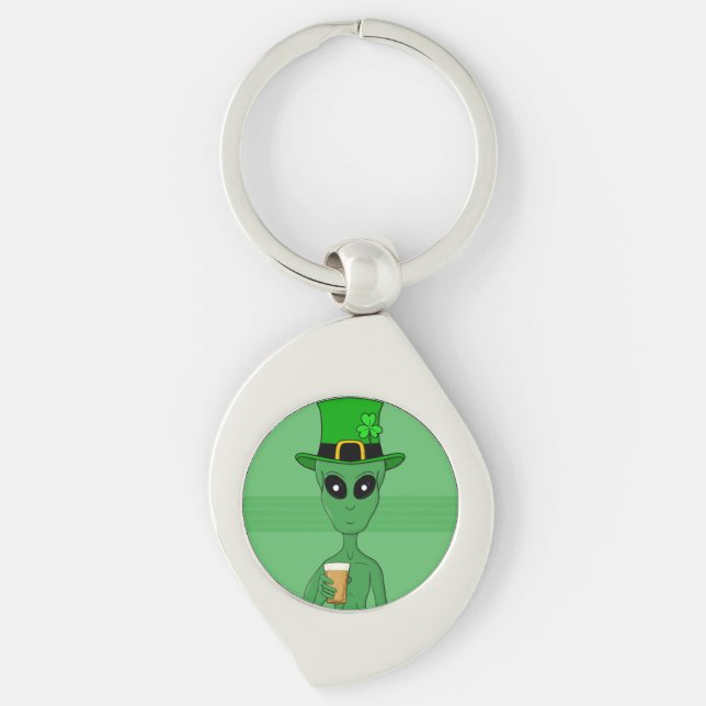 Llavero Un extranjero de St. Patrick (Anverso)