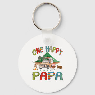 Llavero Un Feliz Papá Campista Niño Cumpleaños 1 Oso Camng