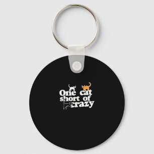 Llavero Un gato corto de CRAZY