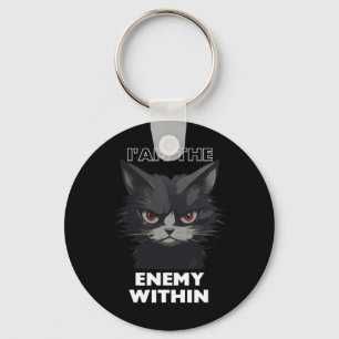 Llavero Un gato gracioso que Trump bebe vota graciosamente