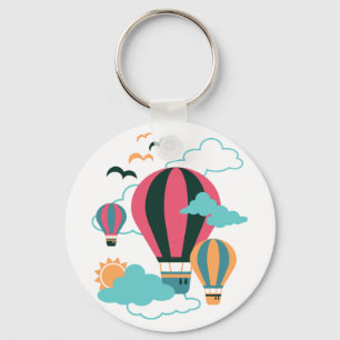 Llavero Un globo, dos globos, tres globos Patrón de globos