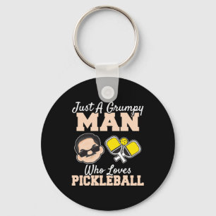 Llavero Un Hombre Gruñón Que Ama El Baloncesto Gracioso