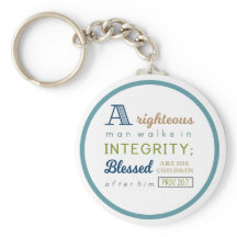 Un hombre honrado camina en integridad, escrituras