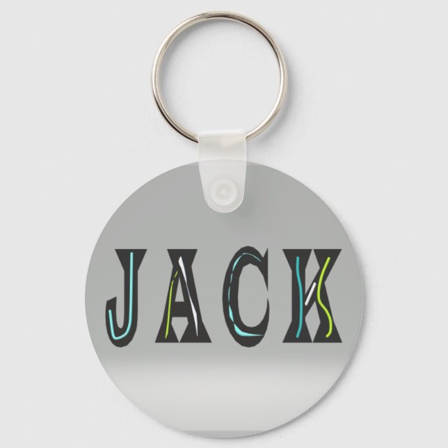 Llavero Un Hombre Llamado Jack Es El Botón Atrás (Anverso)