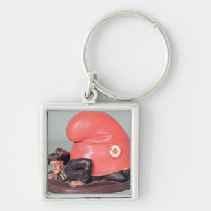 Llavero Un inkwell o un pote del tabaco