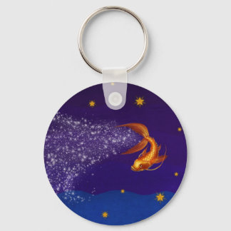 Llavero Un Koi entre las estrellas - cadena de claves
