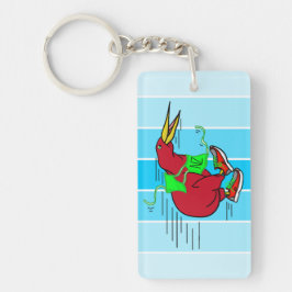 Llavero Un lindo personalizado Kiwi llevando zapatos