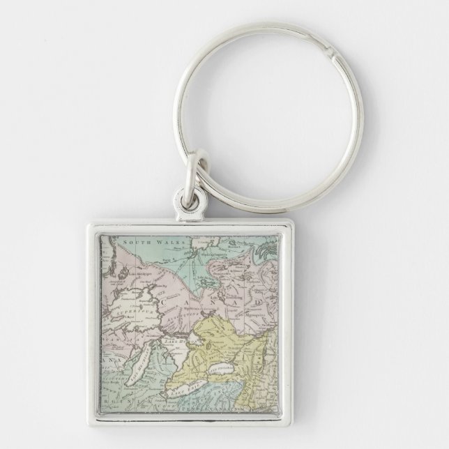 Llavero Un mapa exacto de Canadá, 1761 (Frente)