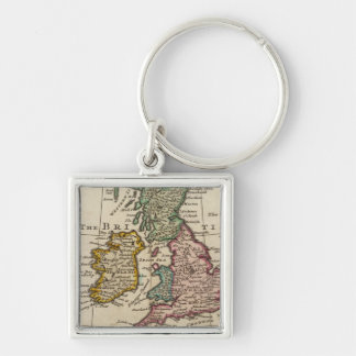 Llavero Un mapa general de Gran Bretaña e Irlanda