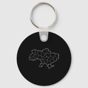 Llavero Un mapa ucraniano país Ucrania