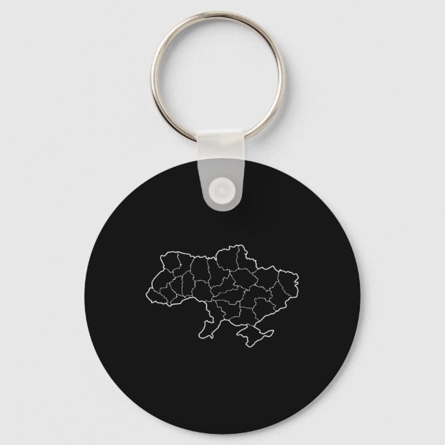 Llavero Un mapa ucraniano país Ucrania  (Anverso)