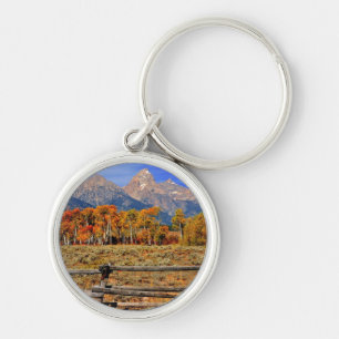 Llavero Un momento en Wyoming en otoño