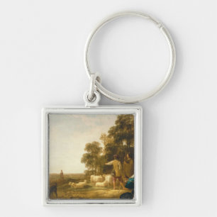 Llavero Un paisaje con los pastores y los Shepherdesses