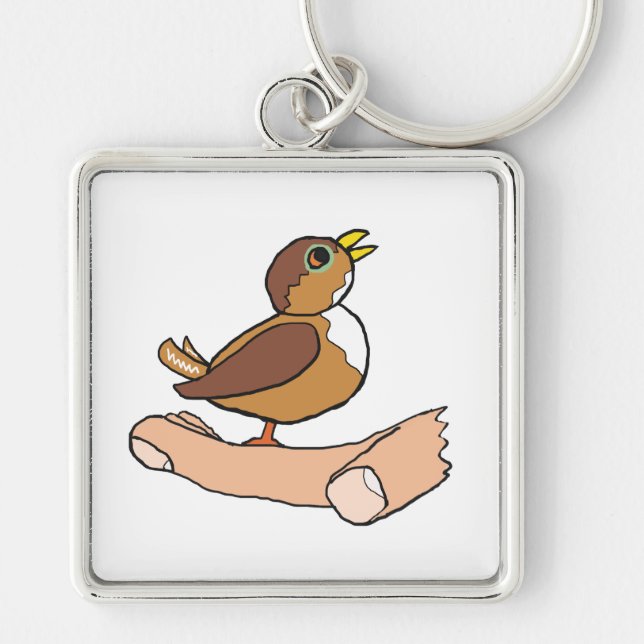 Llavero Un Pájaro En La Mano (Frente)