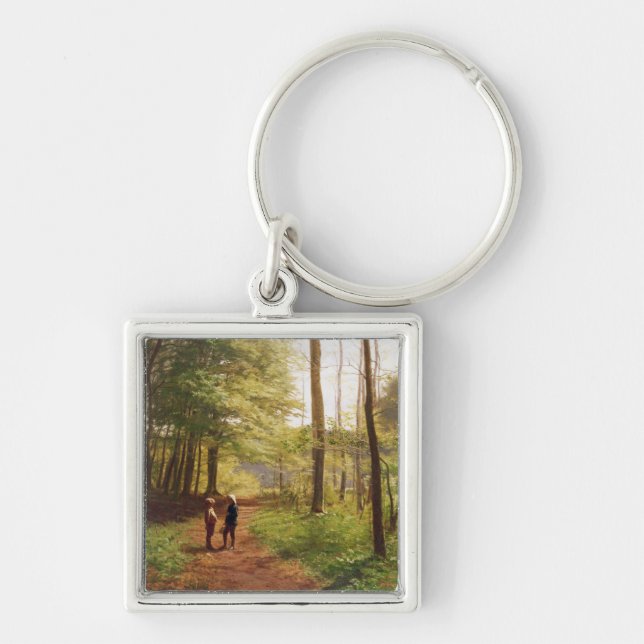 Llavero Un paseo en el bosque (Frente)