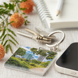 Llavero Un paseo por los jardines de Hama Rikyu, Tokio