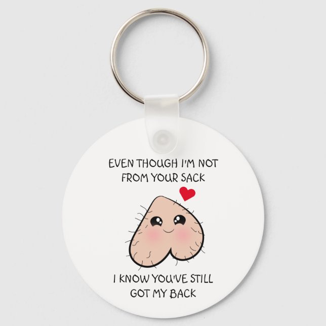 Llavero Un paso gracioso el día de papá (Anverso)