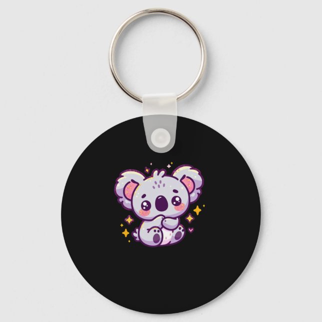 Llavero Un Pegatina curado de Koala (Anverso)