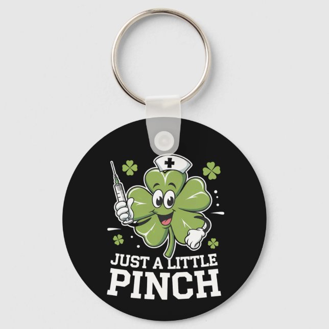 Llavero Un pequeño enfermero en el día de San Patricio (Anverso)