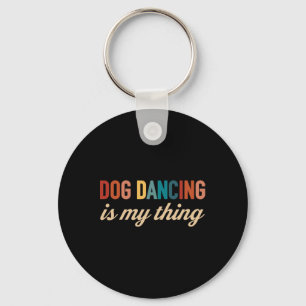 Llavero Un Perro Divertido Bailando Por Mamá Perro O Papá