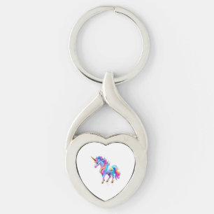Llavero Un precioso Pegatina unicornio 1
