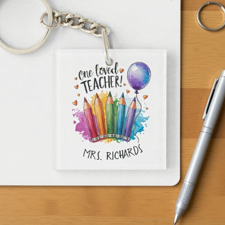 Llavero Un profesor querido personalizado gracias a regalo