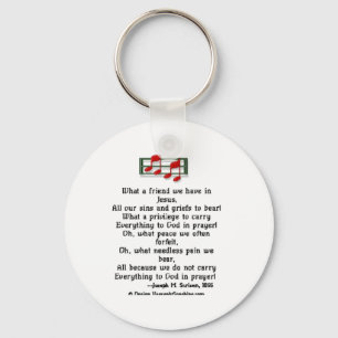 Llavero Un qué amigo tenemos en Jesús