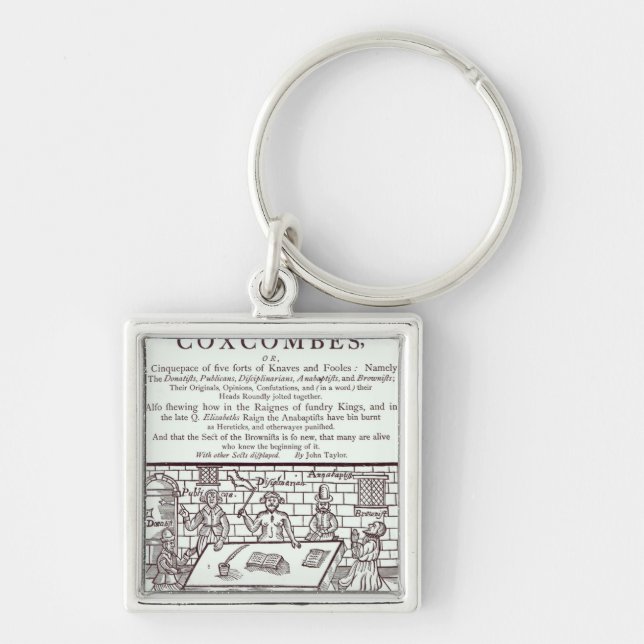 Llavero Un racimo de Coxcombes de John Taylor (Frente)