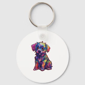 Llavero Un rayo de alegría para el puerco fluorescente