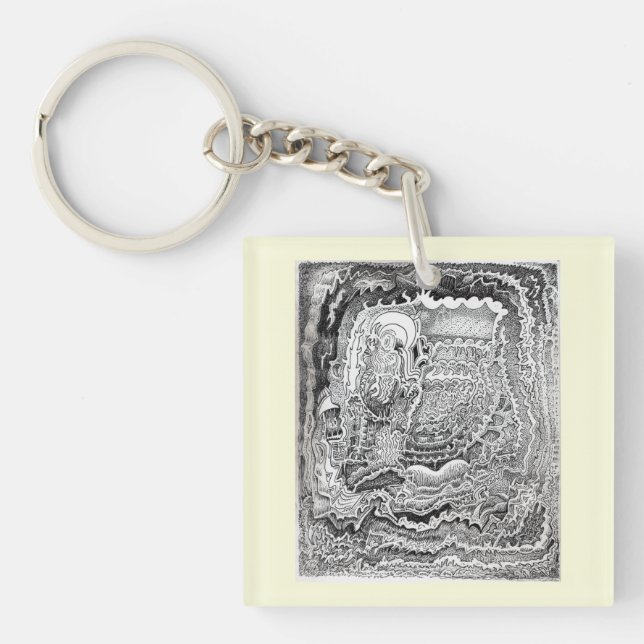 Llavero Un recordatorio del viejo cerebro (Frente)