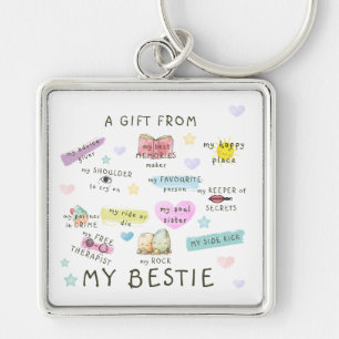 Llavero Un regalo de mi Bestie