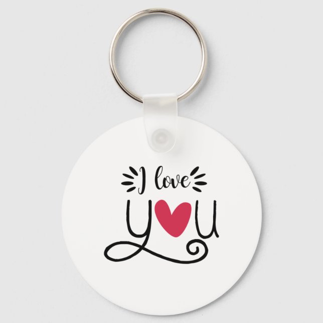 Llavero Un regalo de pareja te quiero (Anverso)