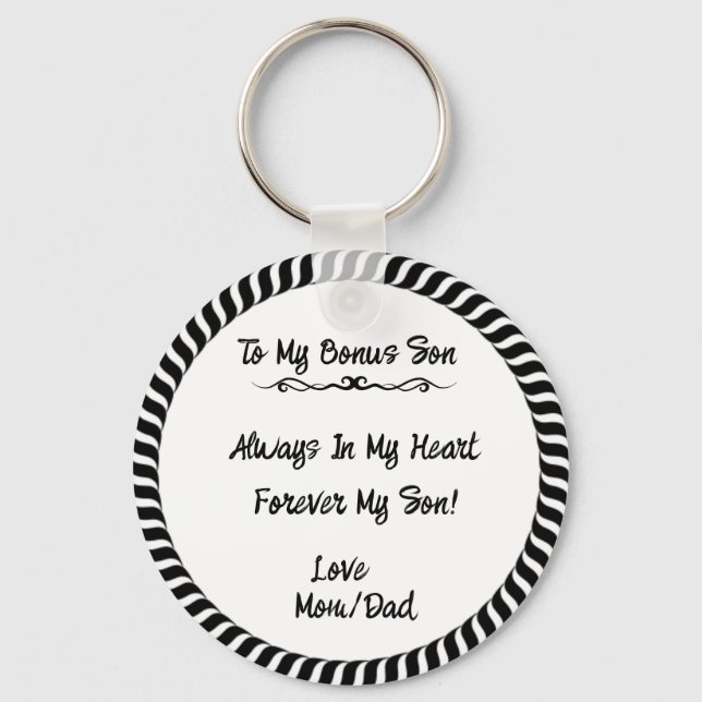 Llavero Un regalo para mi hijo bonificado (Anverso)