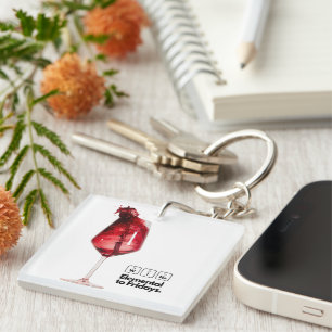 Llavero Un regalo perfecto para los amantes del vino, eleg