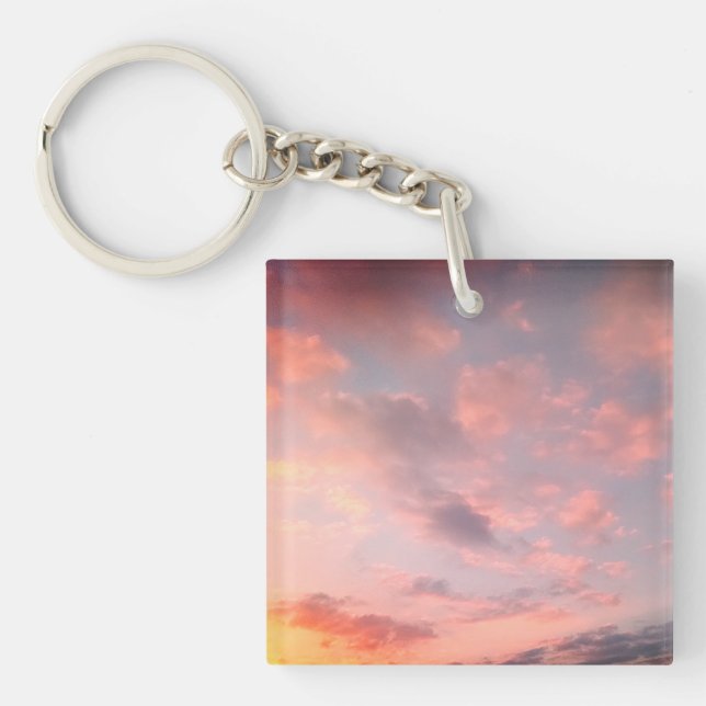 Llavero Un rosa a las nubes (Frente)