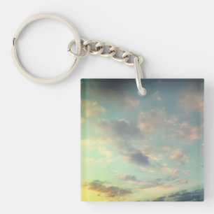 Llavero Un rosa a las nubes