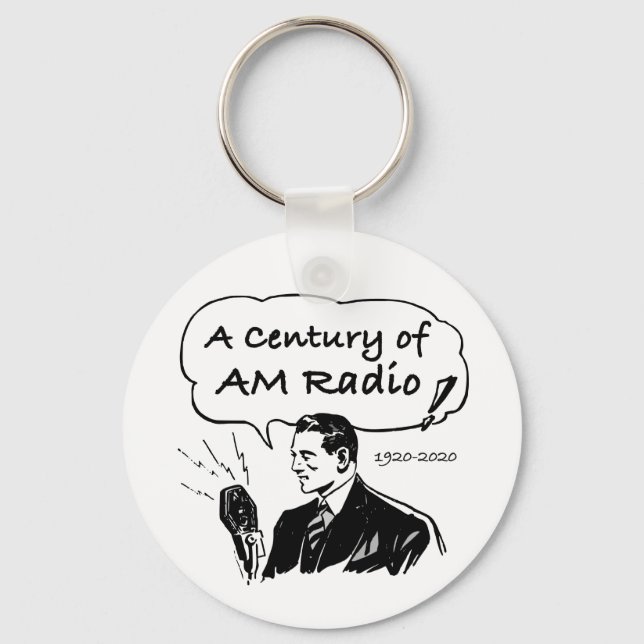 Llavero Un siglo de la radio AM (Anverso)