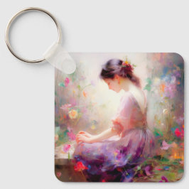 Llavero Un sueño de Dios de flores