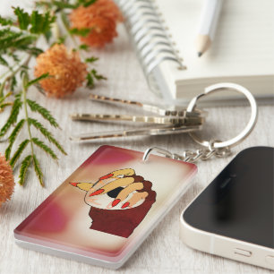 Llavero Un toque de visión trippy