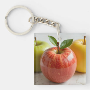 Llavero Un trío de manzanas