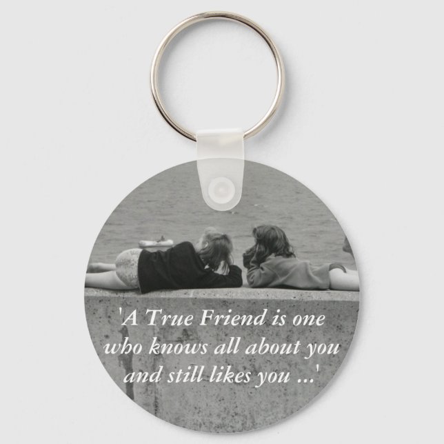 Llavero Un verdadero amigo (Anverso)