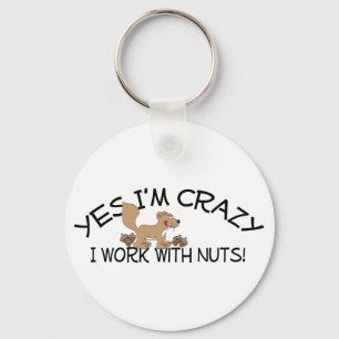 Llavero Una ardilla loca